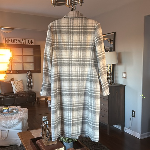 🩶 NWT Ralph Lauren Plaid Peacoat 🩶 - Picture 5 of 12